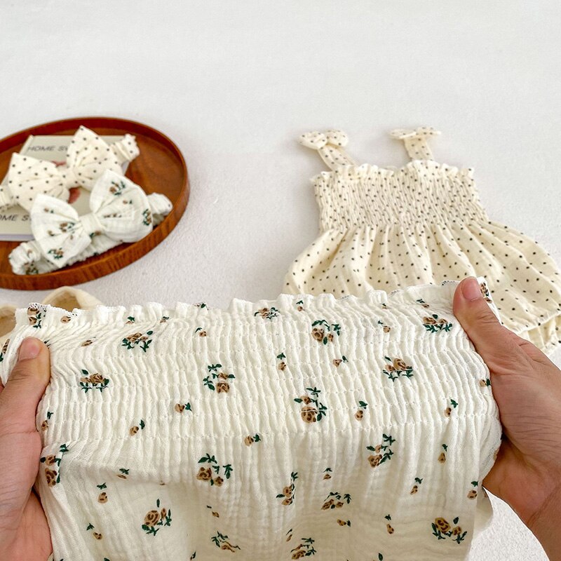 Summer Baby Bodysuit Floral Outfit
