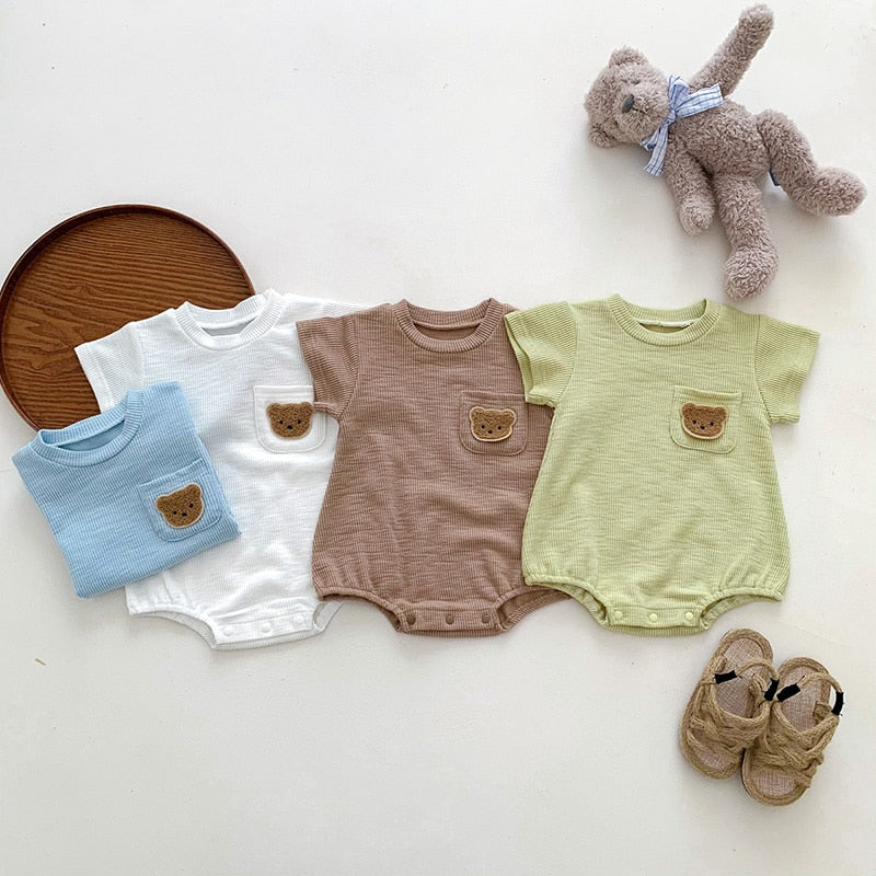 One Piece Animal Print Infant Bodysuits