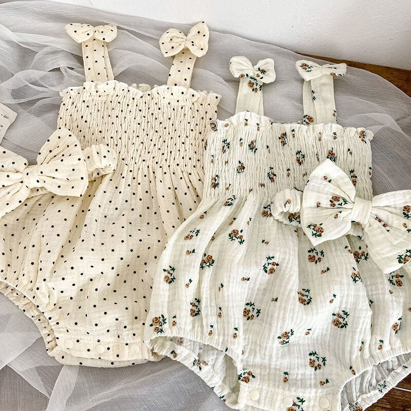 Summer Baby Bodysuit Floral Outfit