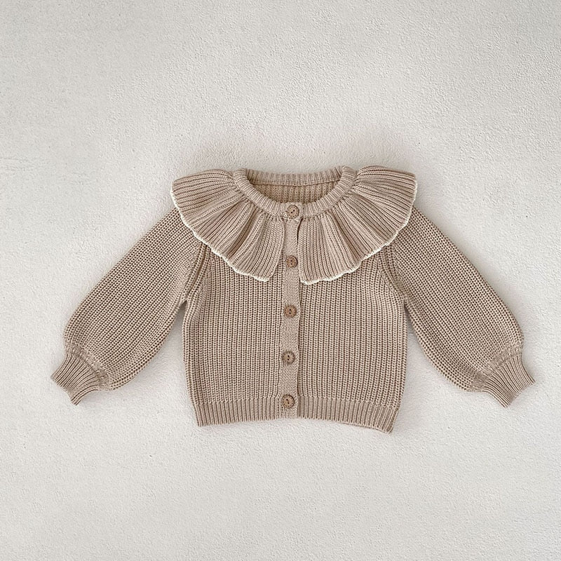 Ruffle Collar Toddler Baby Sweaters