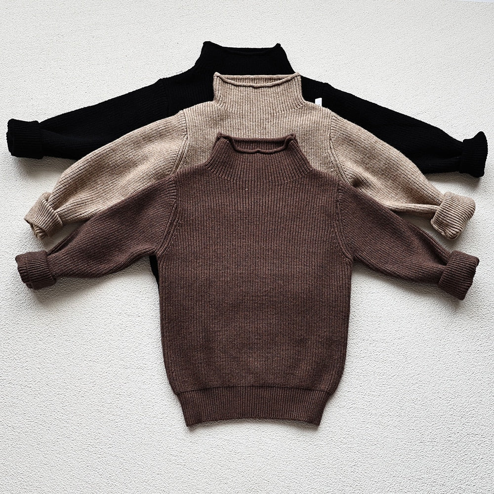 Turtleneck Pullover Boys Knitwear