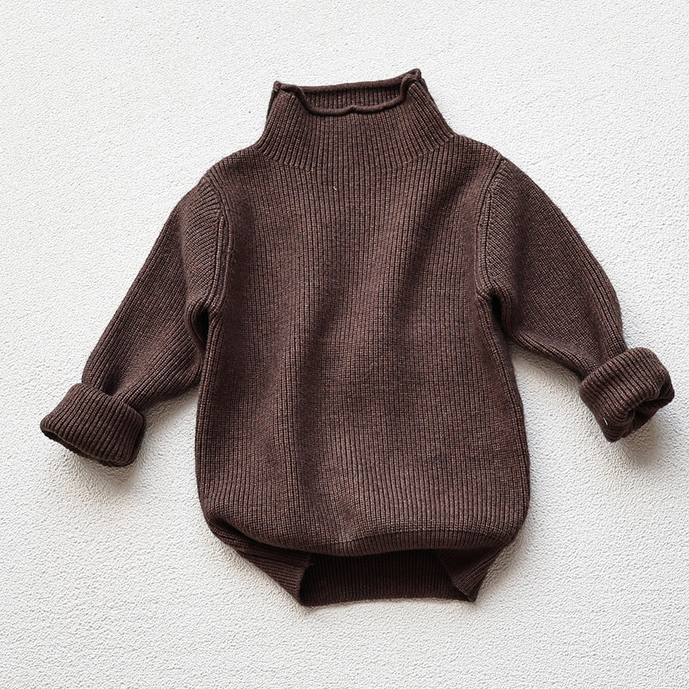 Turtleneck Pullover Boys Knitwear