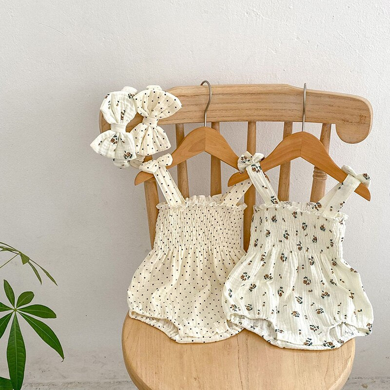 Summer Baby Bodysuit Floral Outfit