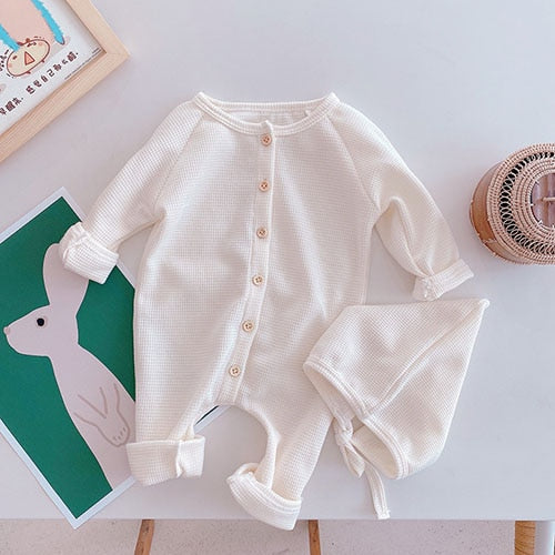 Baby Spring Romper With Hat