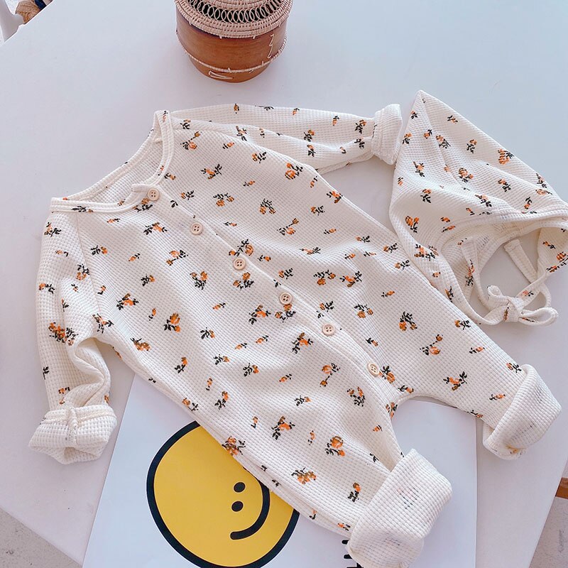 Baby Spring Romper With Hat