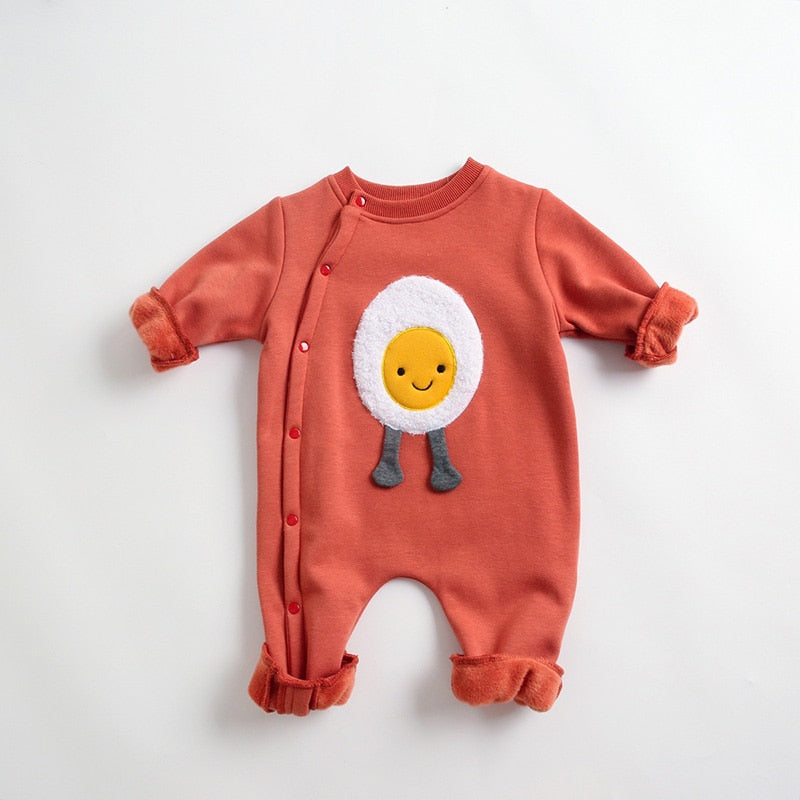Baby Jumpsuit With Cartoon Design